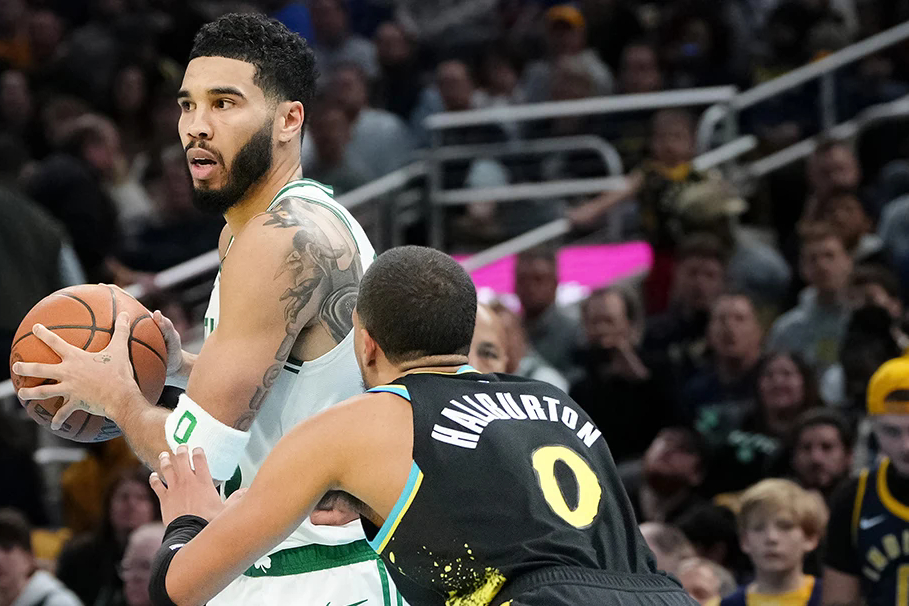 白蓝对决，凯尔特人力克步行者