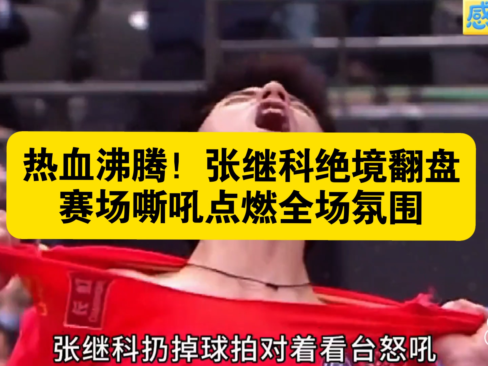 包含波兰乒乓球队爆冷韩国乒乓球队，张继科三分雨点燃全场的词条